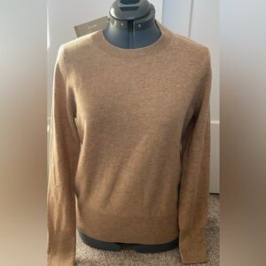 J. Crew Camel Cashmere Crewneck Sweater